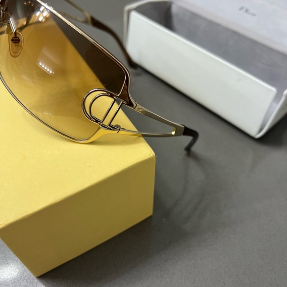 VINTAGE DIOR " DIORISSIMO " OVERSIZED BUBBLE GALLIANO ERA Y2K SUNGLASSES ITALY - Picture 13 of 16